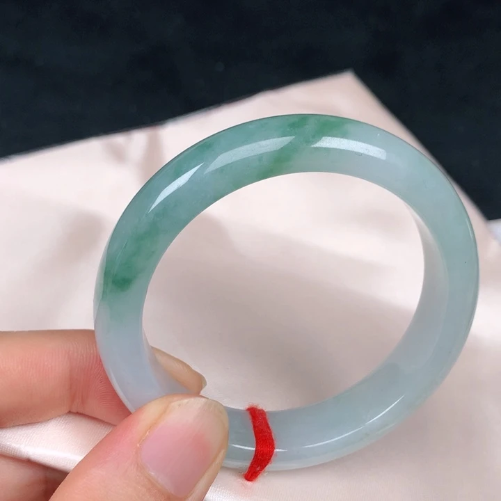 翡翠未镶嵌手镯b0707-3