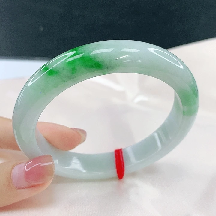 翡翠未镶嵌手镯圈59.5，13024