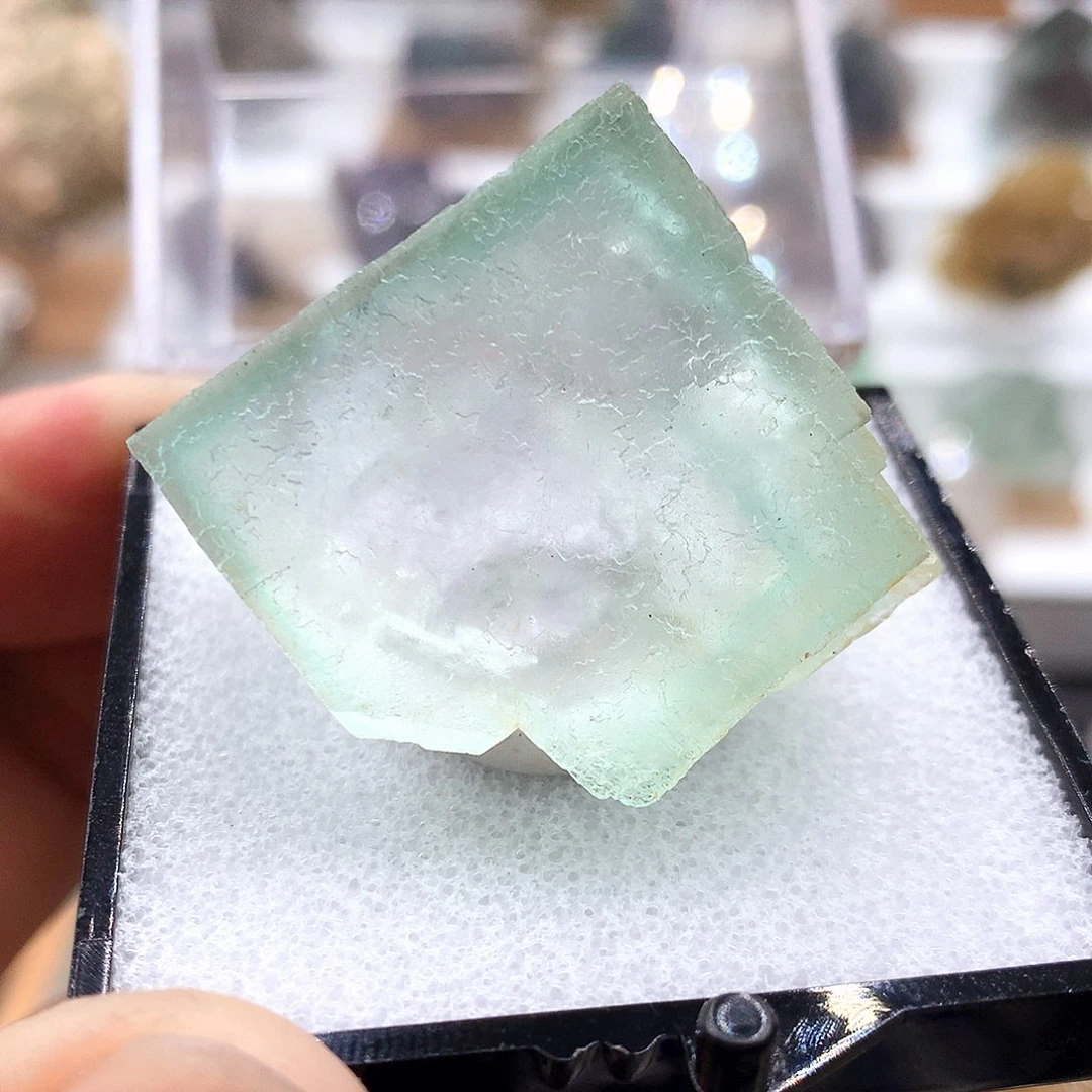 石材瑶岗仙绿萤石单晶