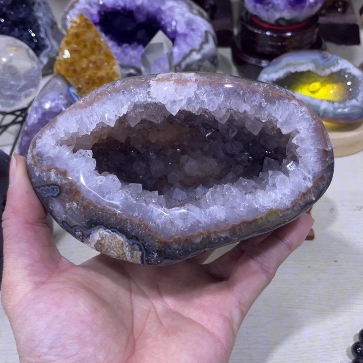 紫晶钱袋子未镶嵌