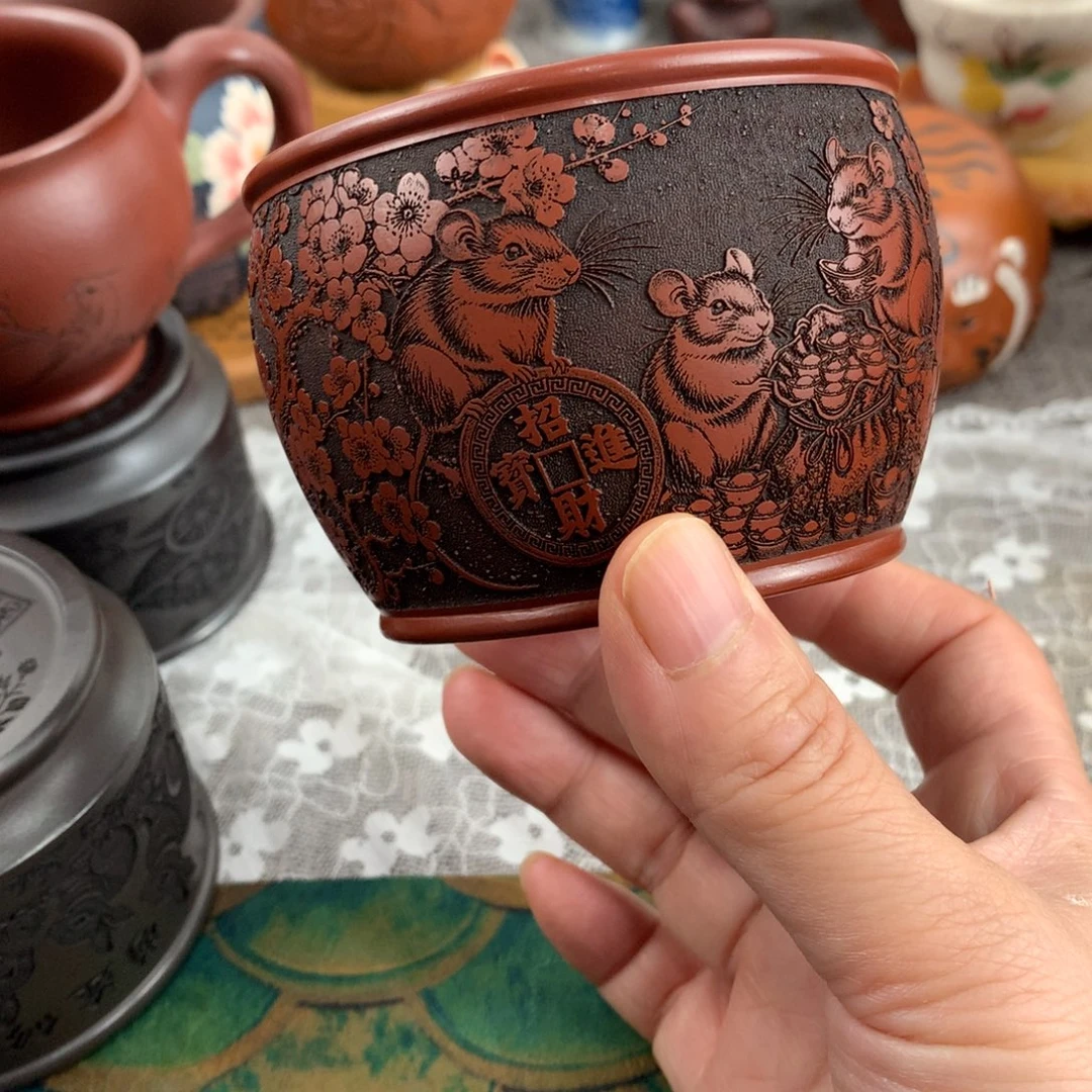 茶杯紫砂高端主人杯