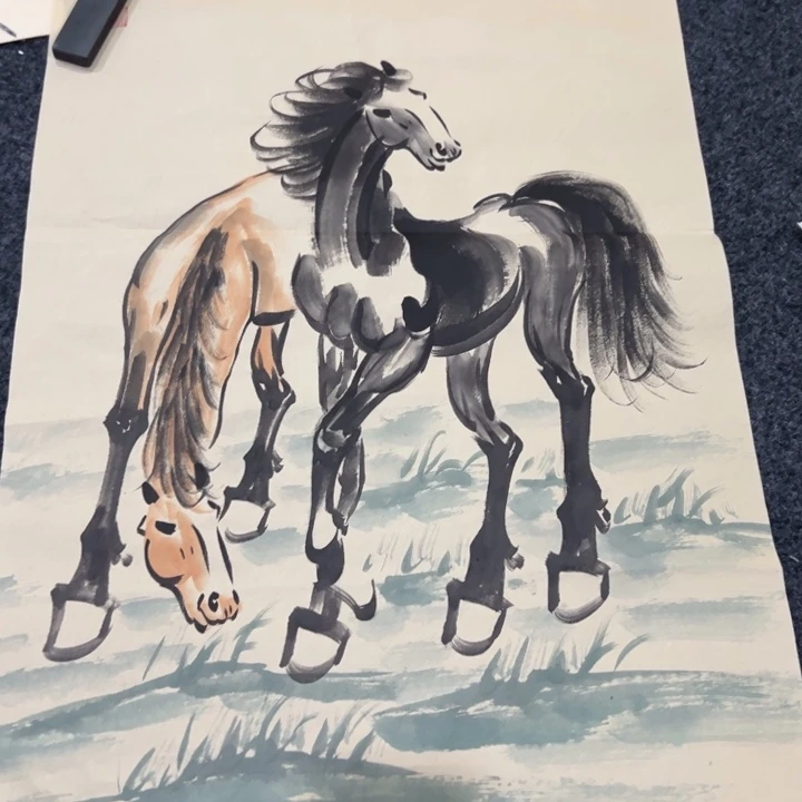 尚谷谷年画画作品画