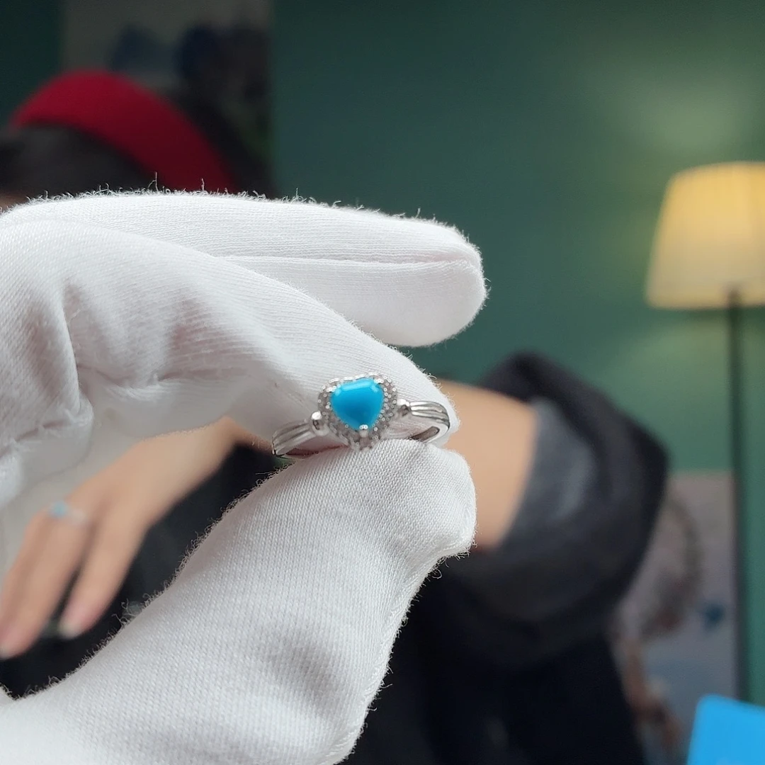 绿松石银S925镶嵌珠宝奇石