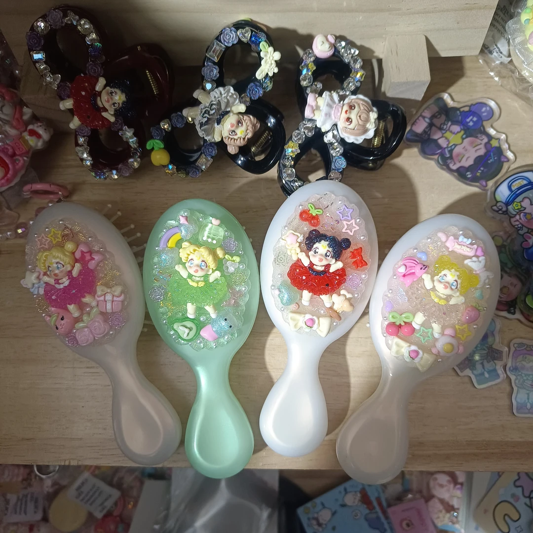 时尚可爱卡通树脂diy手工制作发饰