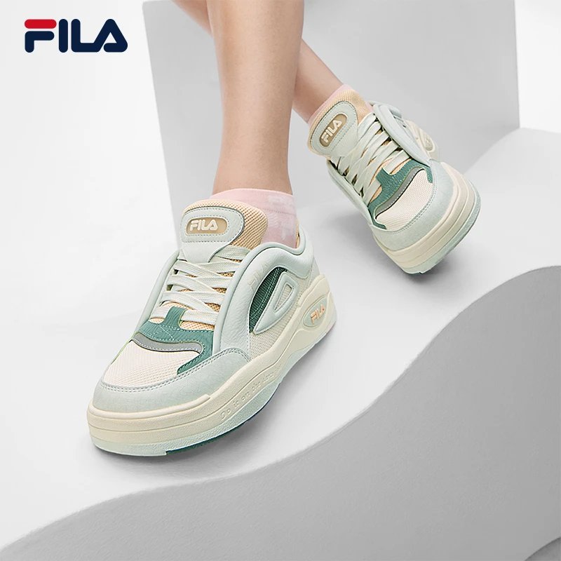 FILA斐乐情侣鞋秋冬【MIX2】复古软弹时尚休闲板鞋新款舞动鞋