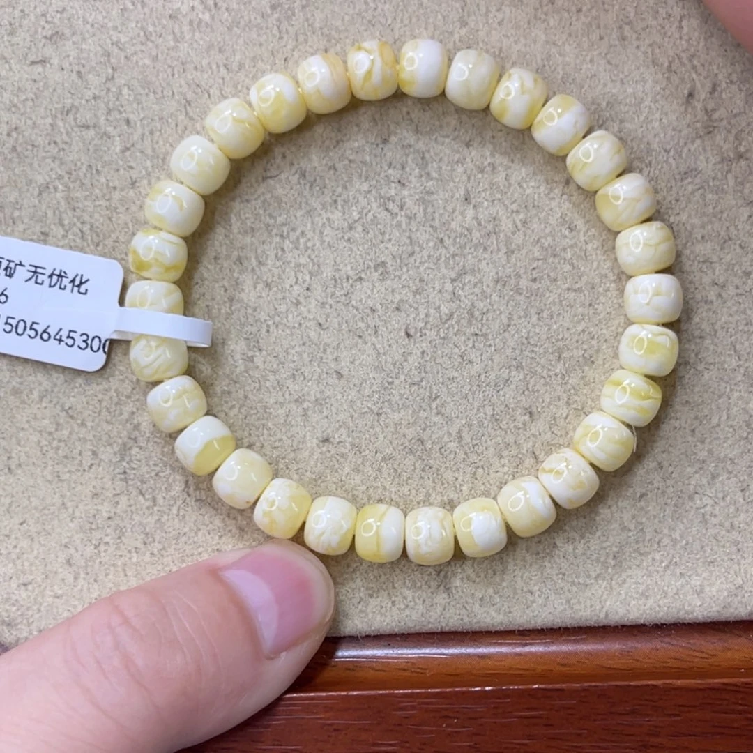 未镶嵌蜜蜡珠宝奇石M**哲7.5mm