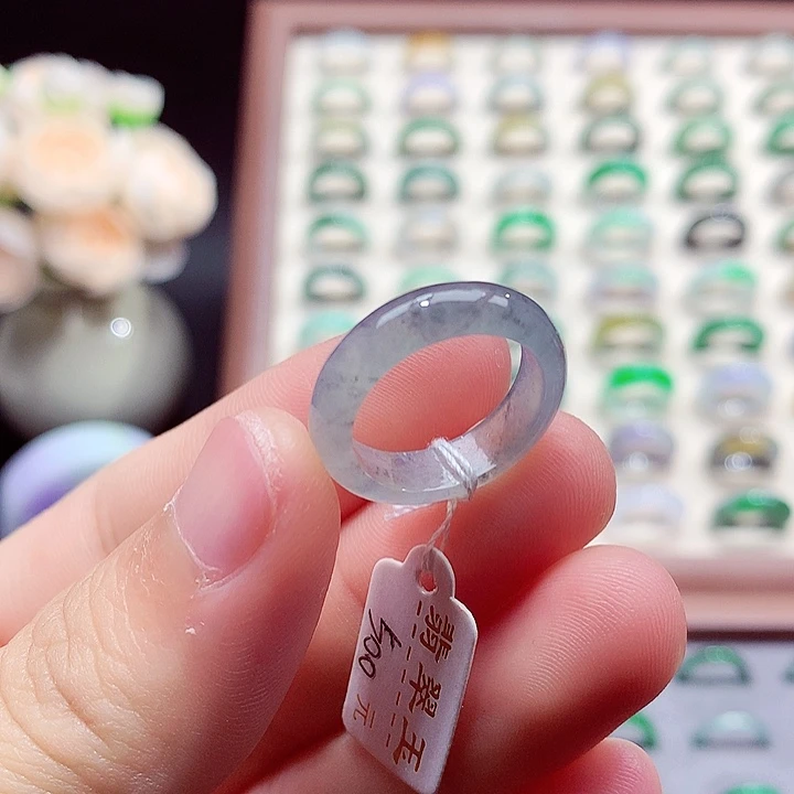 翡翠未镶嵌戒指13号