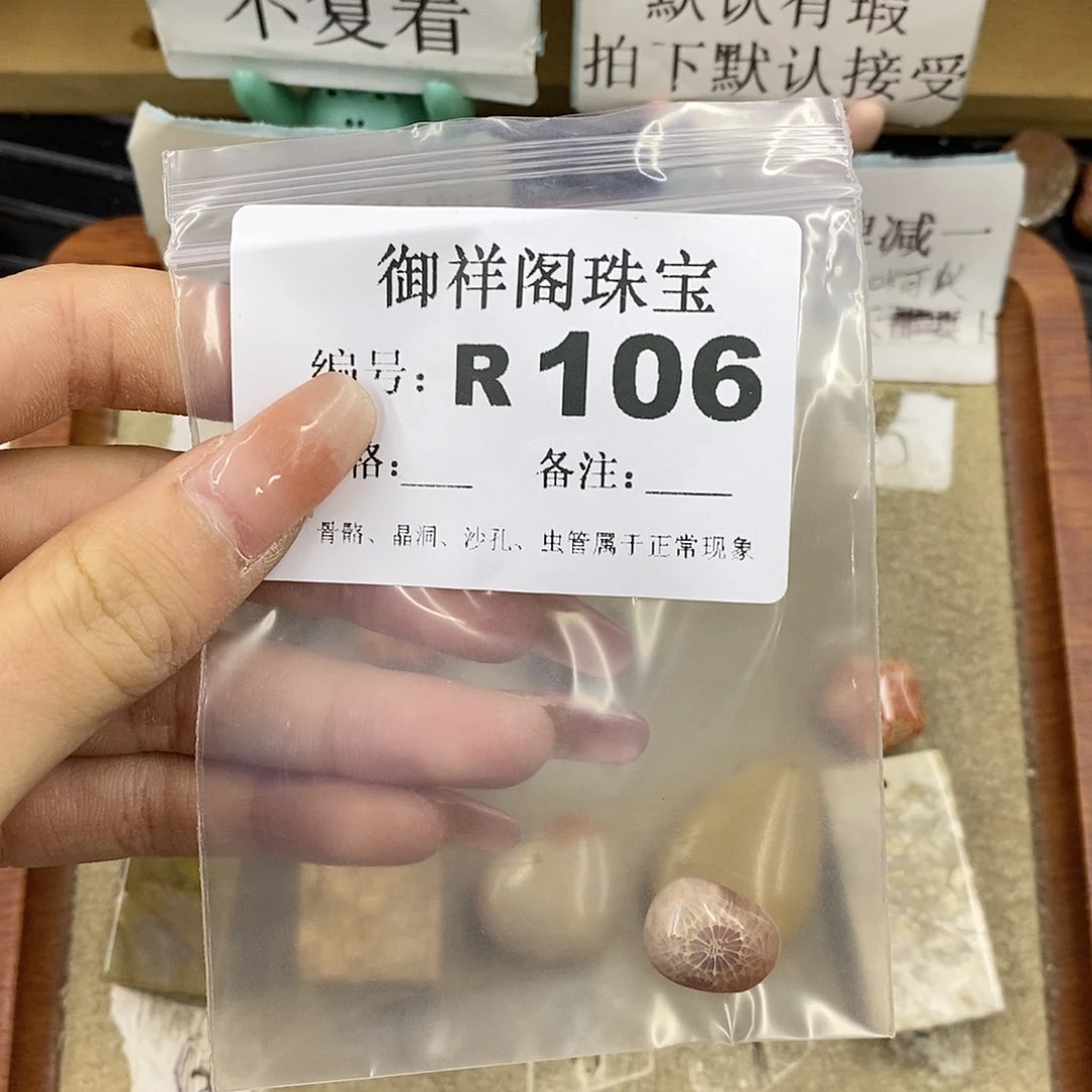 硅化珊瑚（珊瑚玉）未镶嵌颈饰柳*似