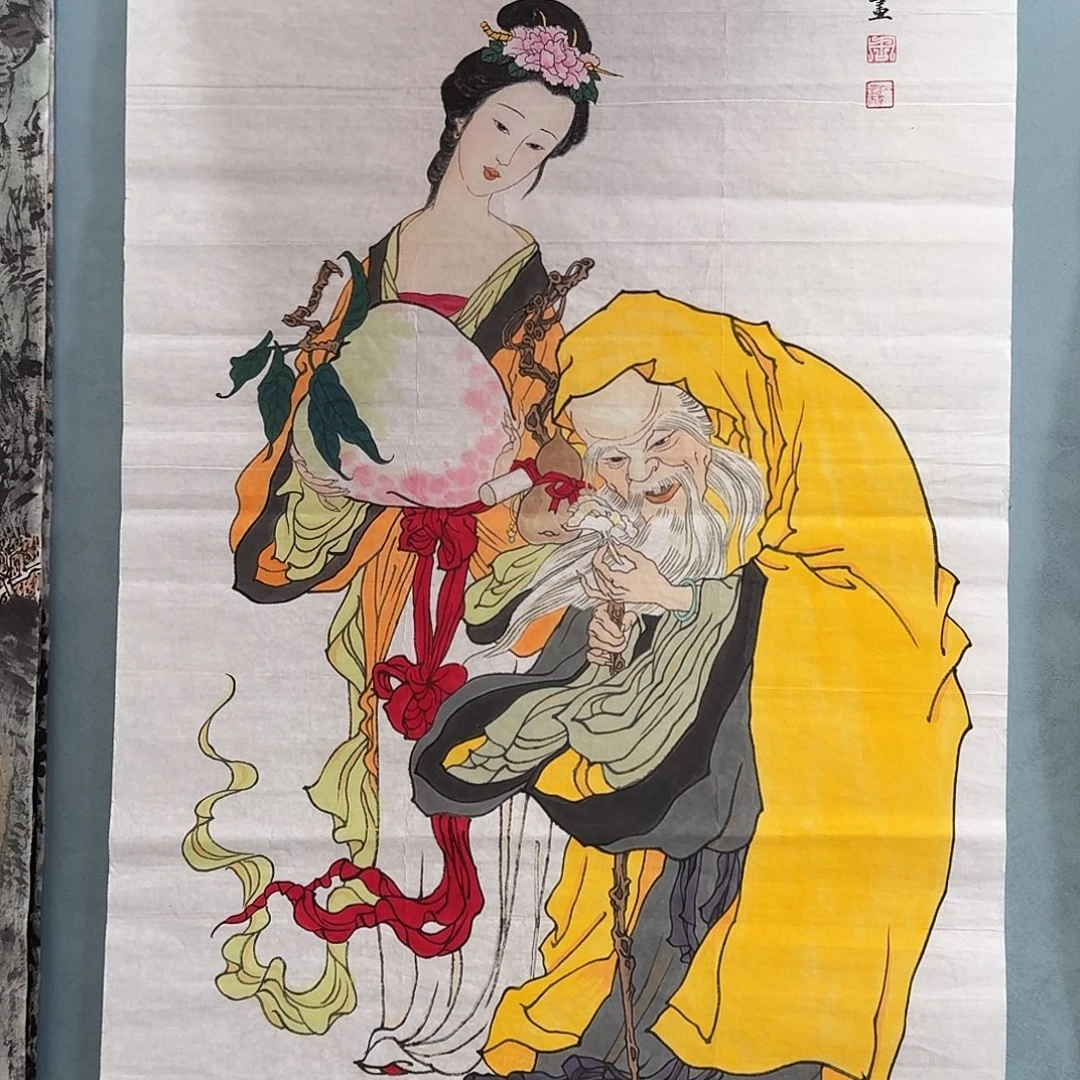 纯手绘年画好作品