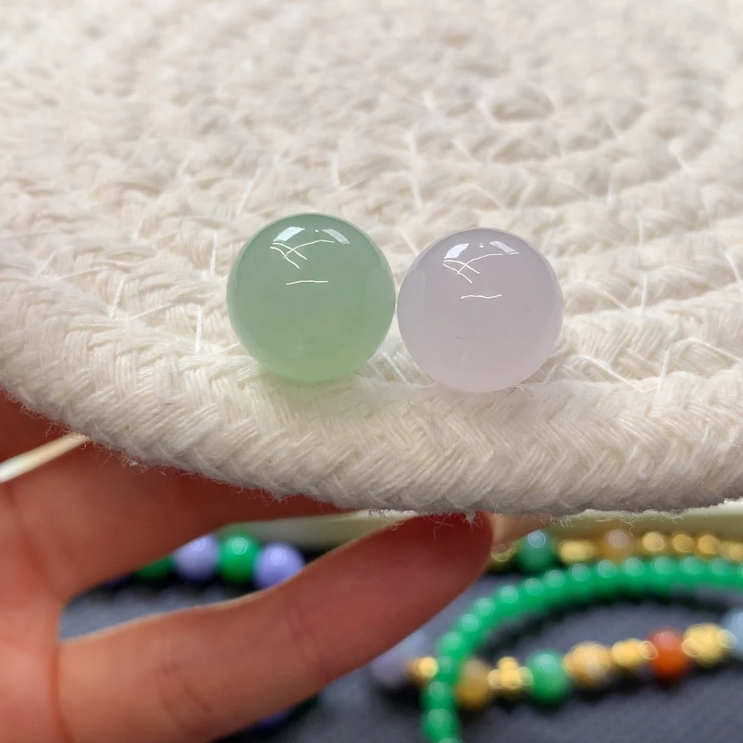 定制翡翠未镶嵌 毛货抛光定制 玛卡龙色系 单颗价多样性发其一 m