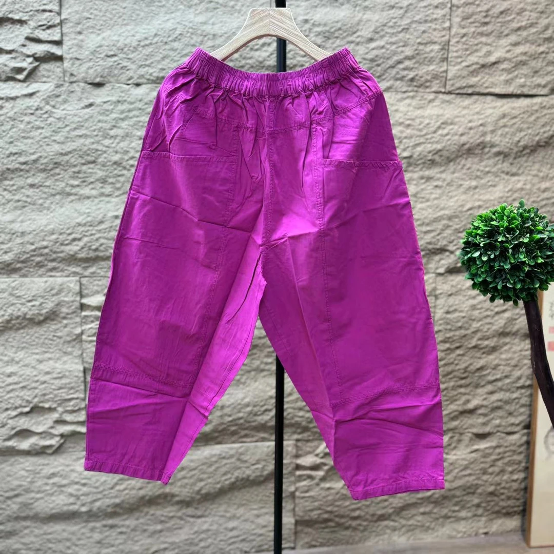 10399新款春夏时尚百搭减龄阔腿休闲裤