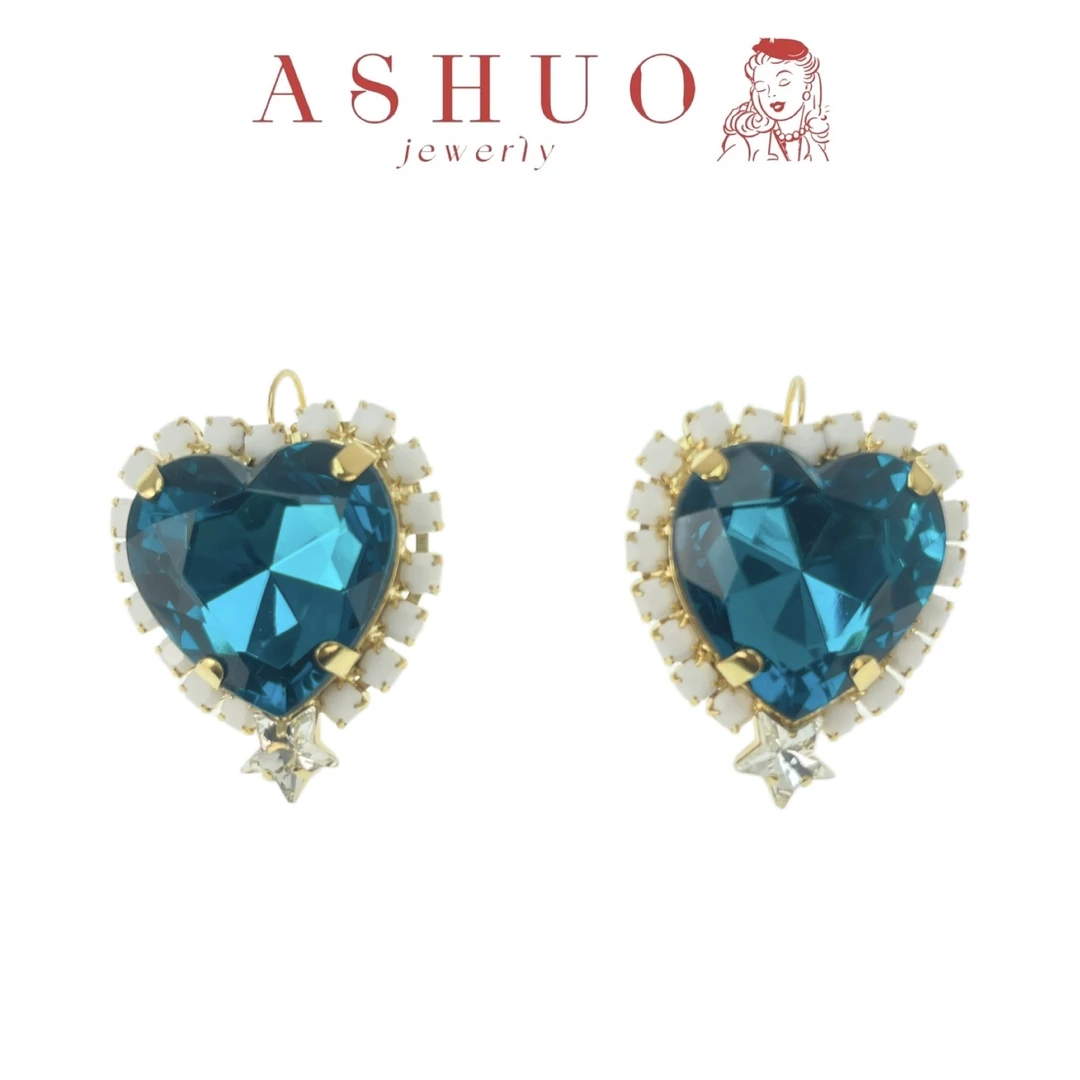 铜合金耳饰 阿烁中古 CG  as10671