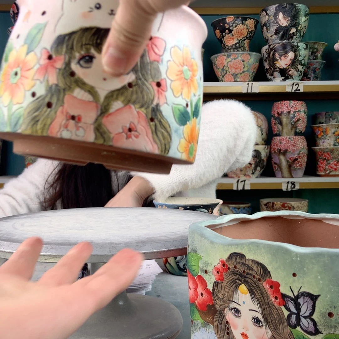 罐景德镇手工瑕疵143