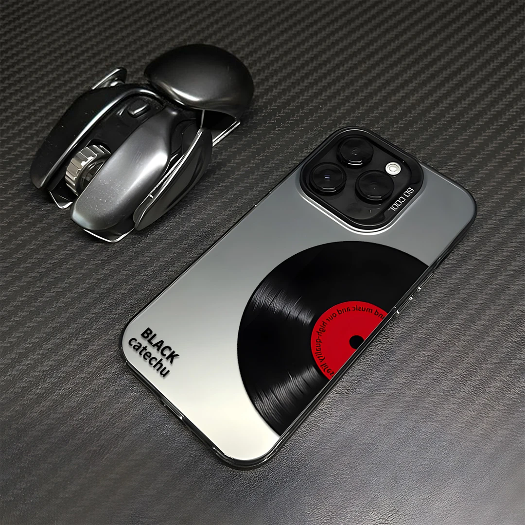 黑胶唱片适用苹果17promax壳iphone16新款15pro复古14/13防摔壳套