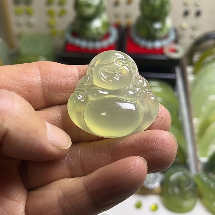 未镶嵌蛇纹石玉吊坠(不含链)