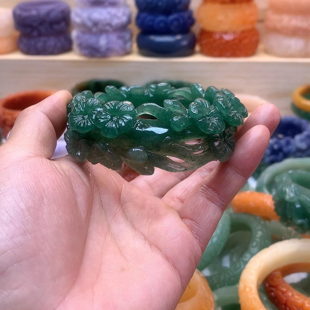 未镶嵌手镯石英质玉鸿*