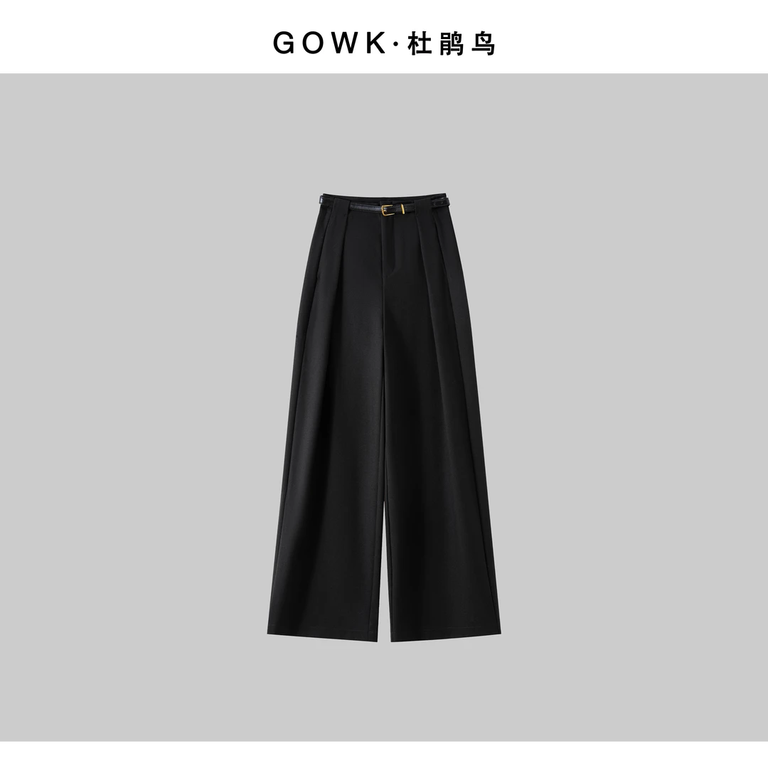 GOWK/杜鹃鸟流光风「逸皱生风｜直筒间的呼吸美学」（送腰带）