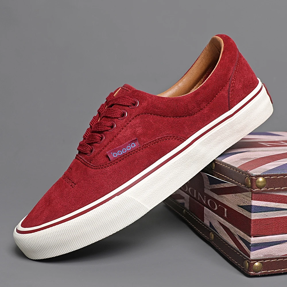 25新款男士休闲鞋牛纤绒柔软舒适百搭耐脏耐磨系带平替好物#25028