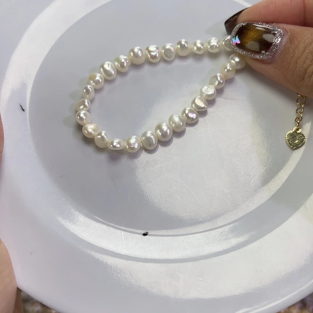 淡水珍珠手绳钛钢