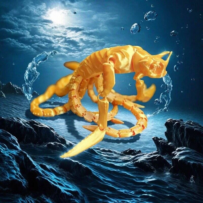 深海迷航玩具关节可动海皇利维坦模型周边美丽世界桌面装饰摆件