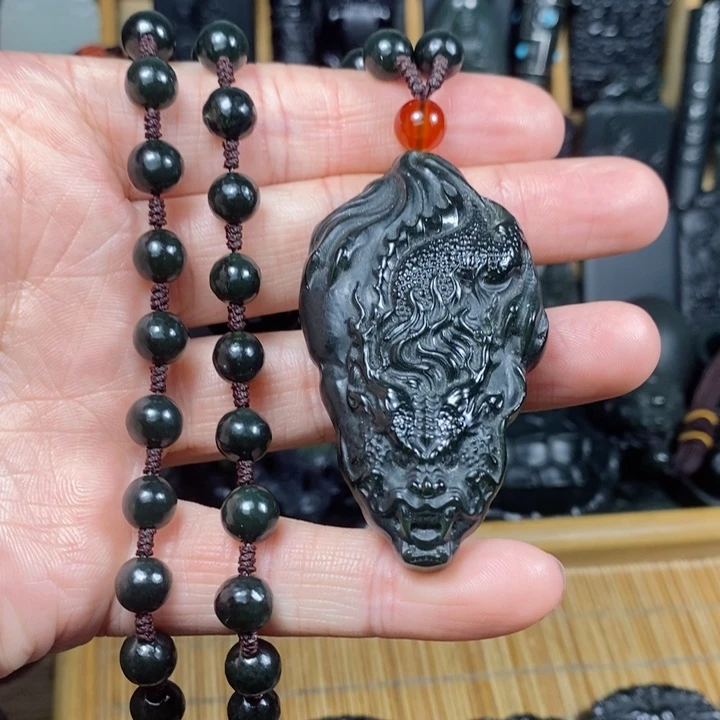 和田玉（青玉）挂件未镶嵌