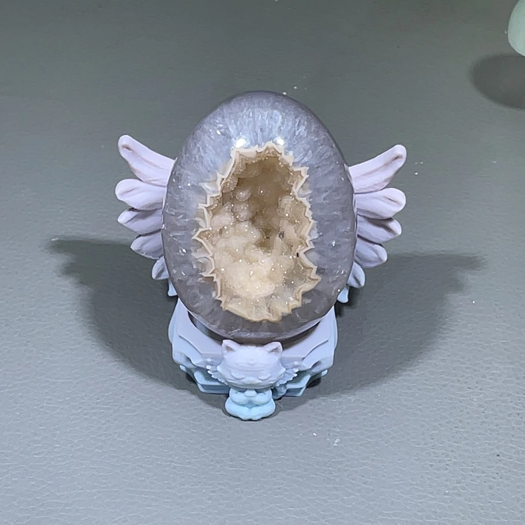 未镶嵌大型摆件（非配饰）水晶龙蛋不含座