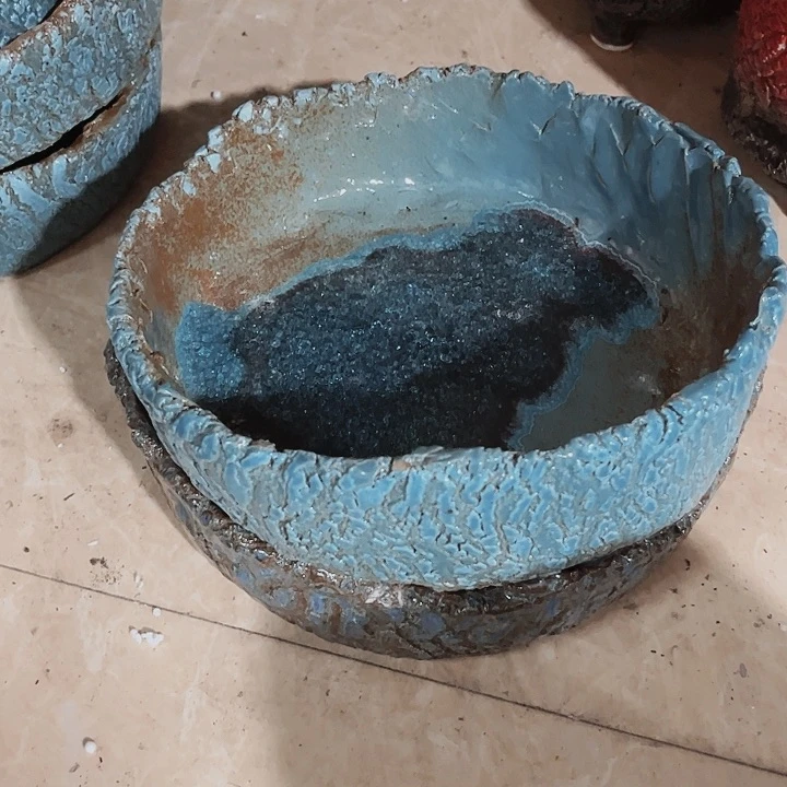 戈****╲景德镇陶瓷花盆瑕疵无孔