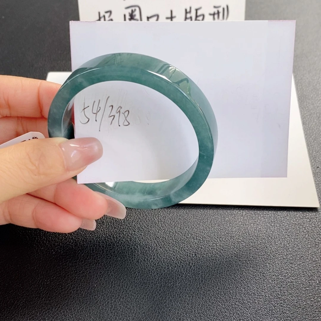 翡翠未镶嵌手镯天然翡翠