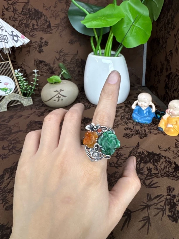 925银戒指 小郑家纯银戒指