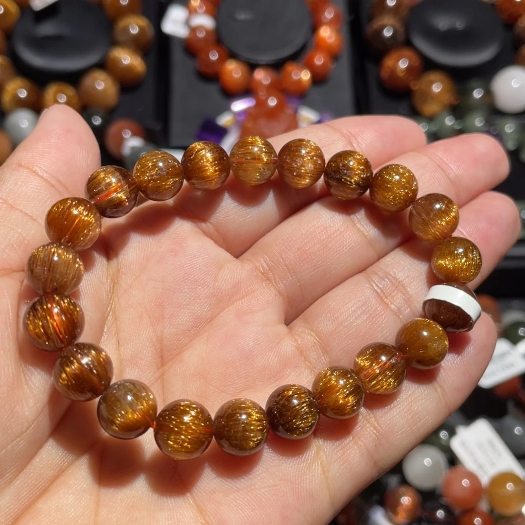 水晶手链未镶嵌铜顺发9mm