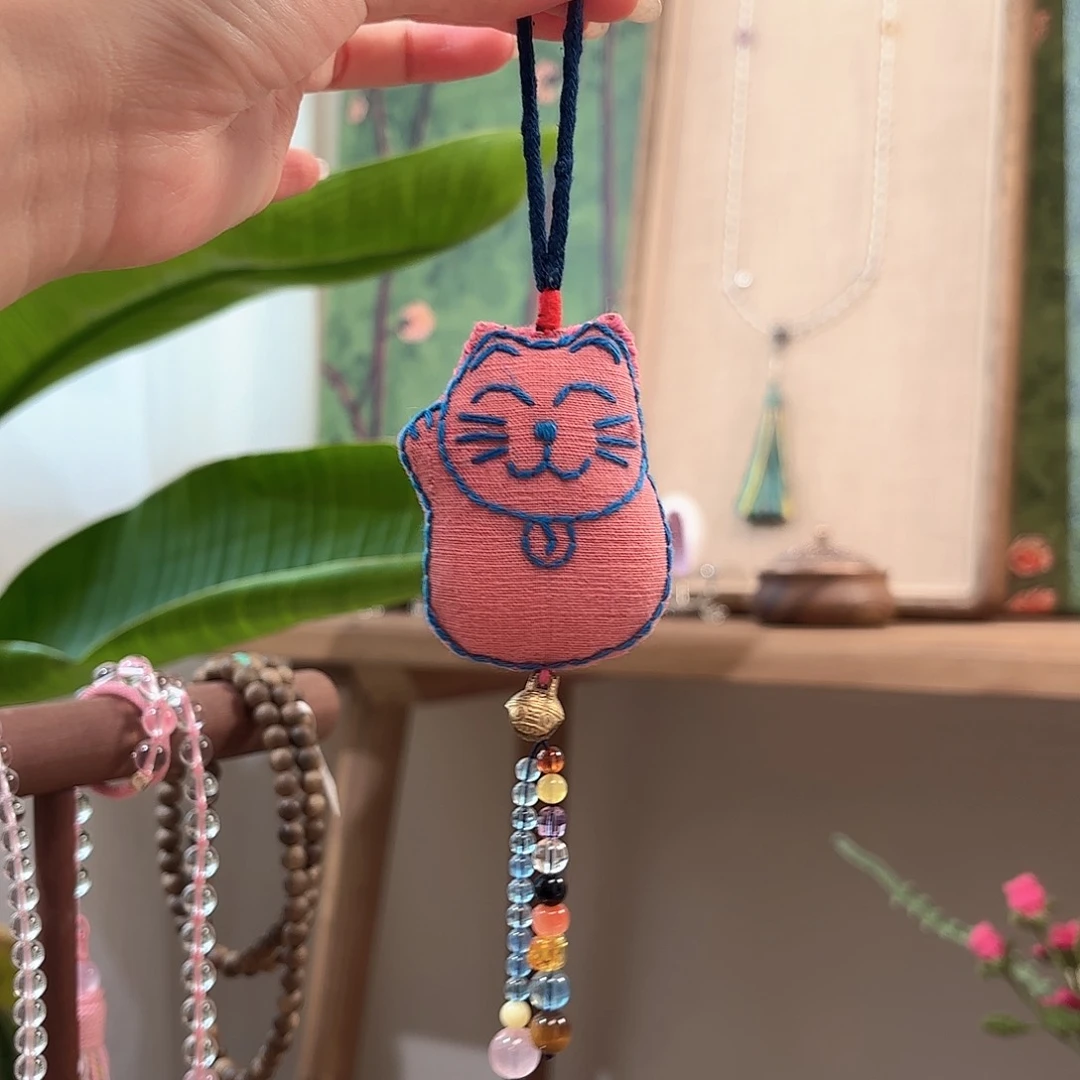 水晶手绳未镶嵌猫猫