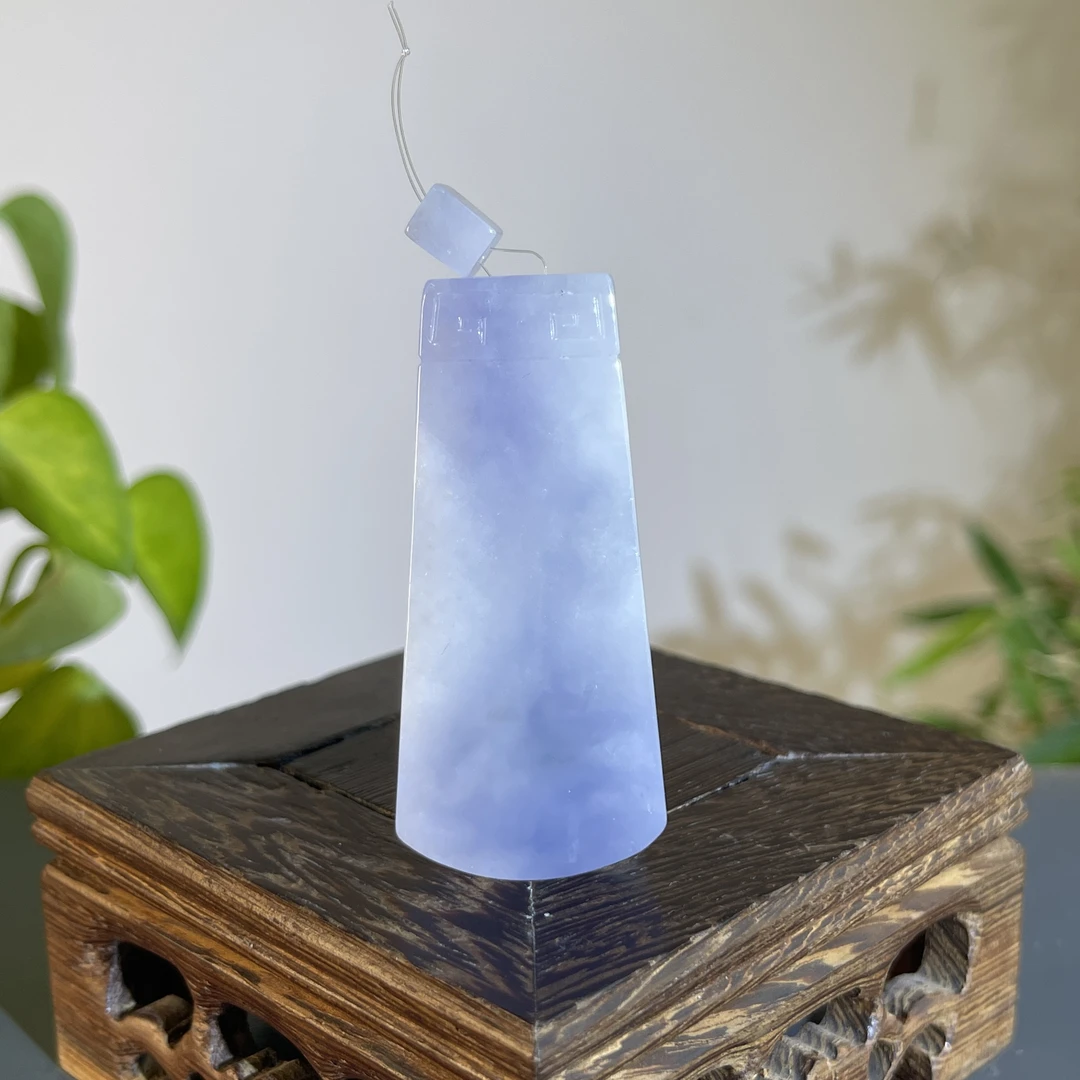 JTA19-139  天然缅甸A货翡翠 仿古无事牌