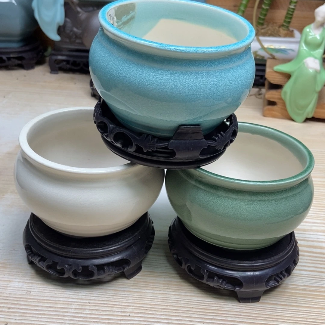 瓷片陶瓷花盆陶瓷艺术