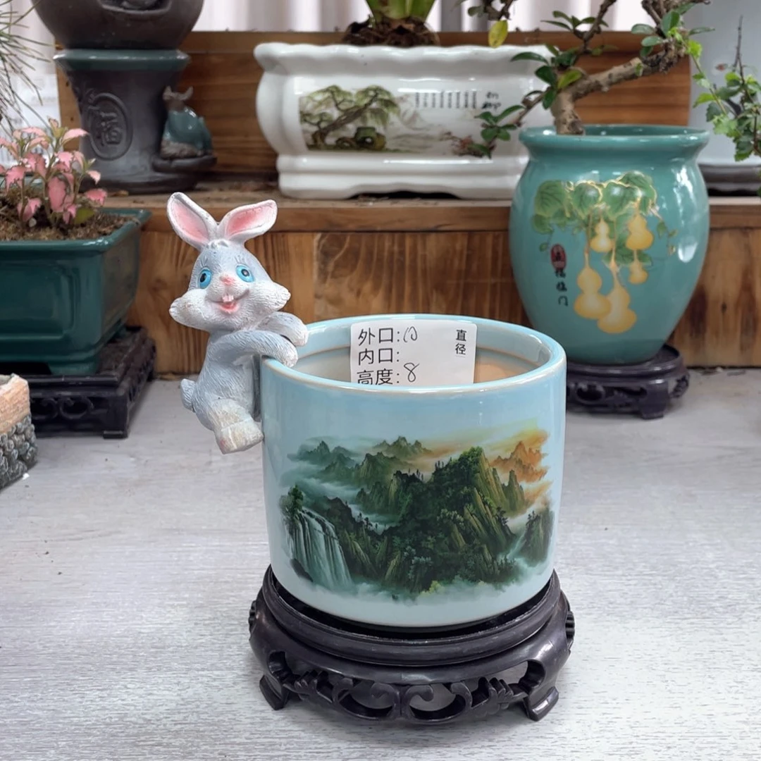 紫砂陶瓷花盆福利