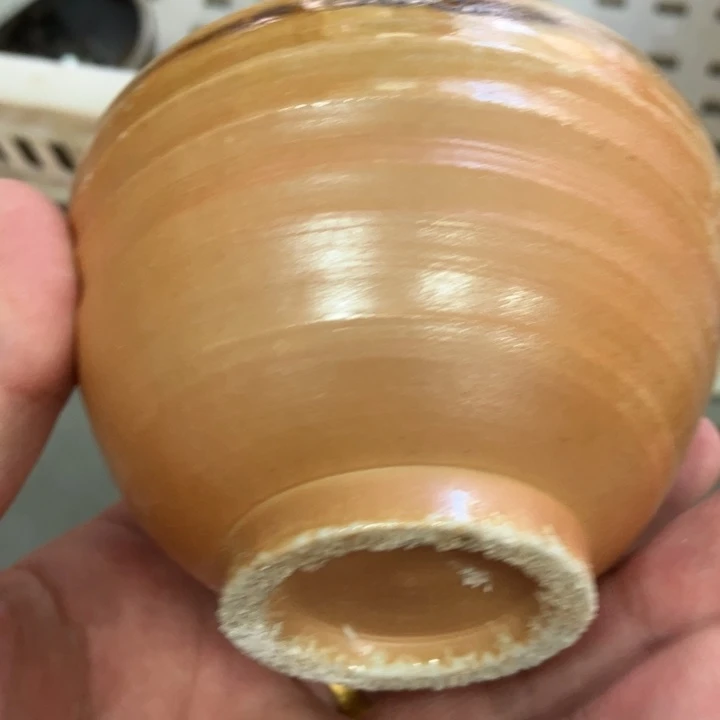 柴烧茶具茶杯大放漏