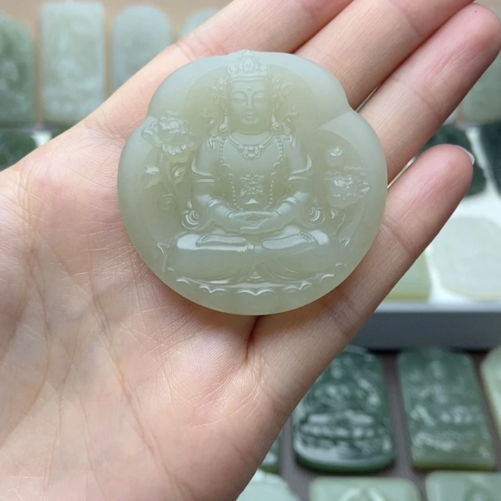 和田玉颈饰未镶嵌