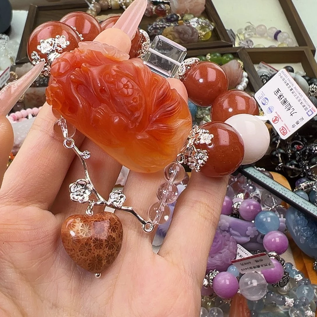 众***姐手串合金水晶水晶