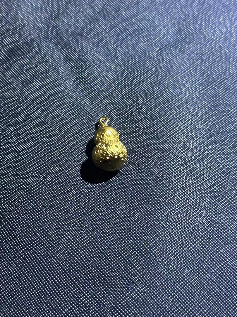 吊坠足银 收藏级轻奢气质简约气质精致黄色吊坠DBK2281