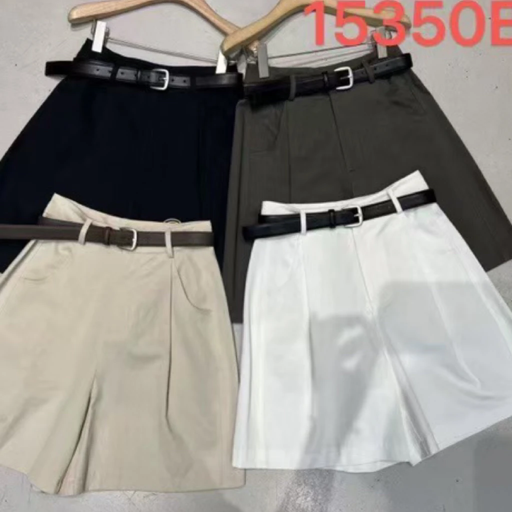 TT福（1tt15350#）配腰带 百搭休闲短裤 6-3