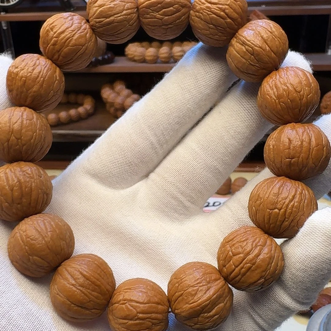 自***渡手串/手链核桃猴头核桃20聚宝盆手串