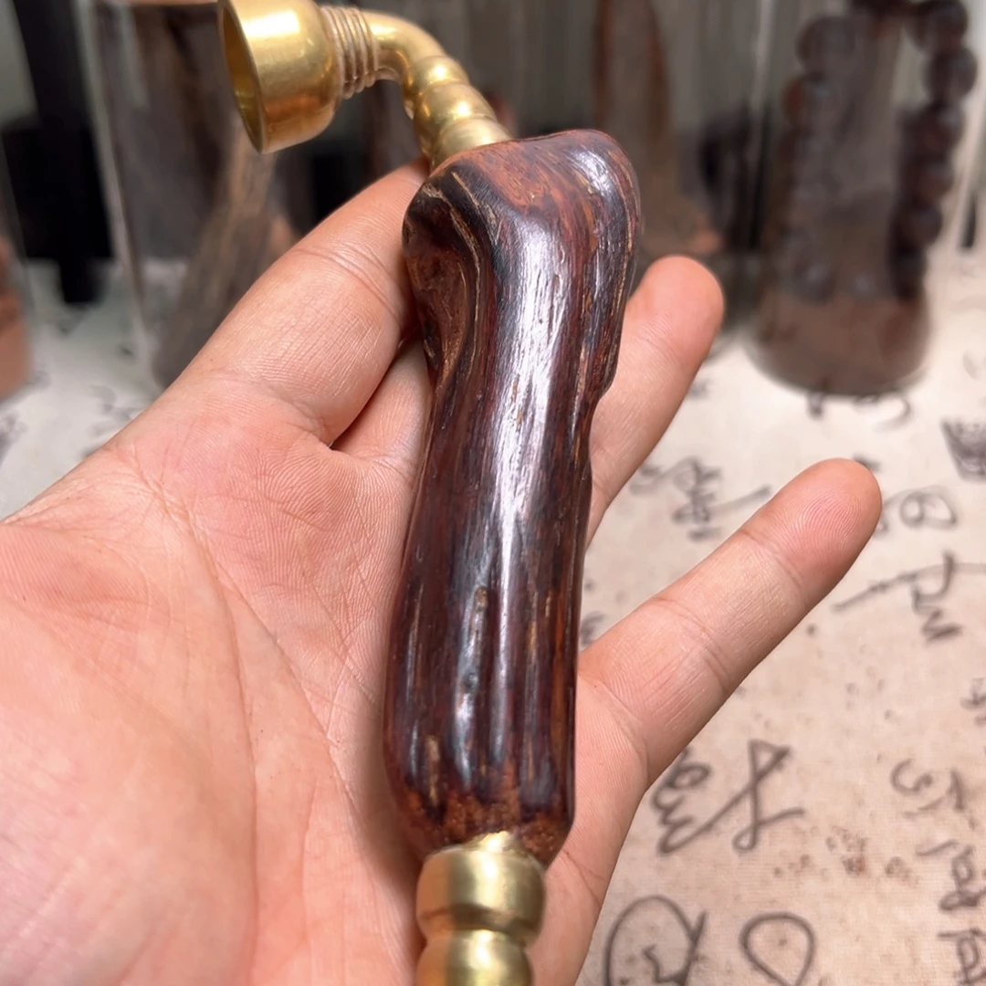 用***6香榧木海南十亩香烟斗