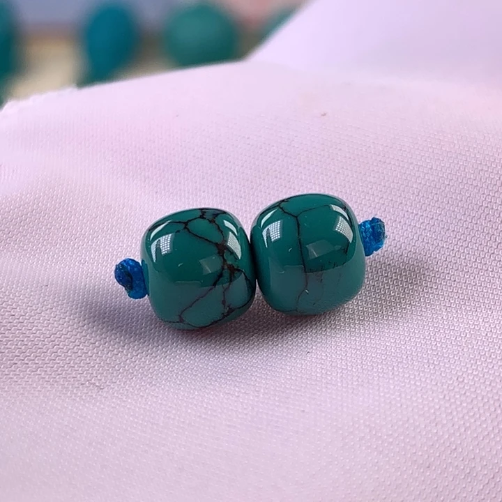 绿松石未镶嵌珠宝奇石7.7mm