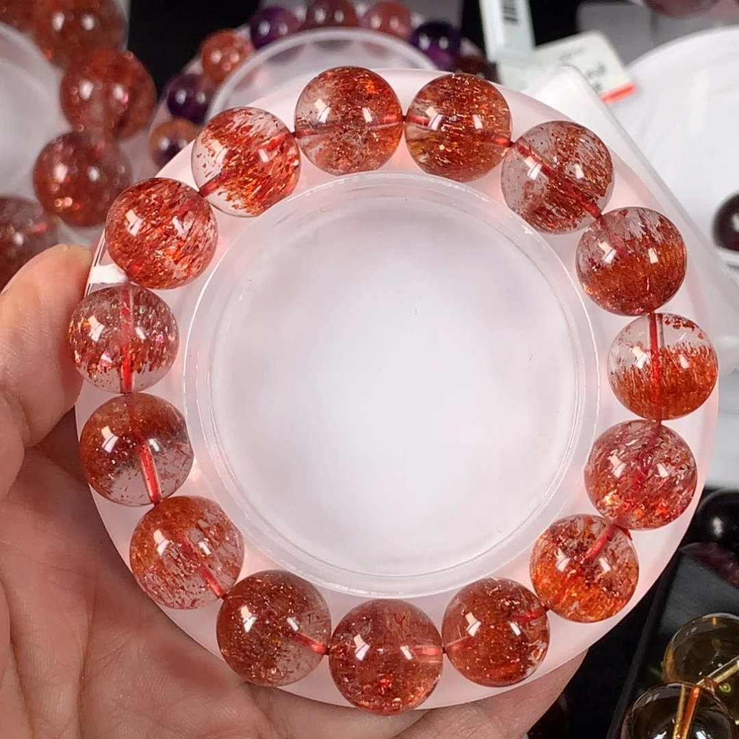 未镶嵌手链水晶金草莓