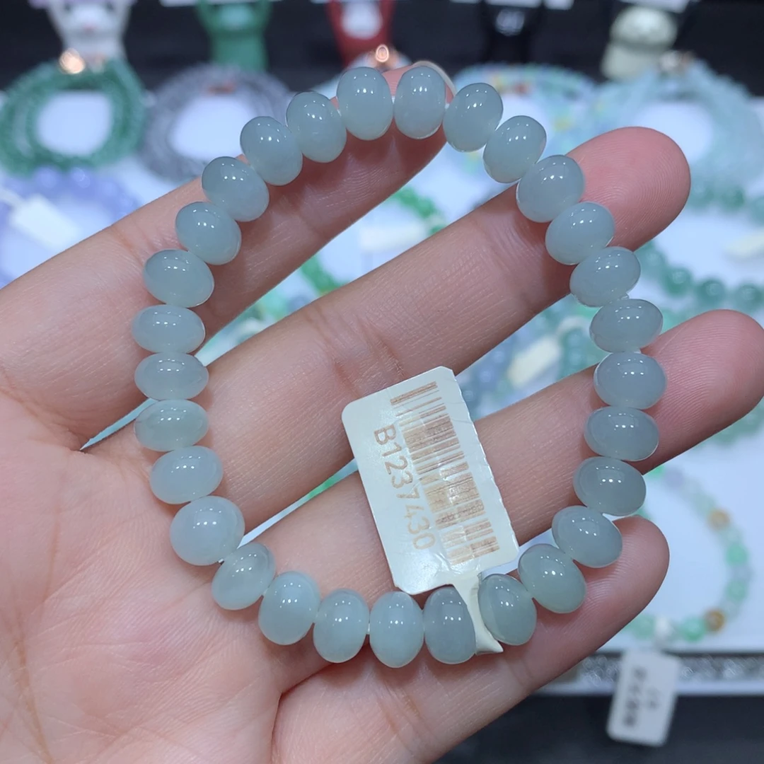 翡翠未镶嵌手串天然