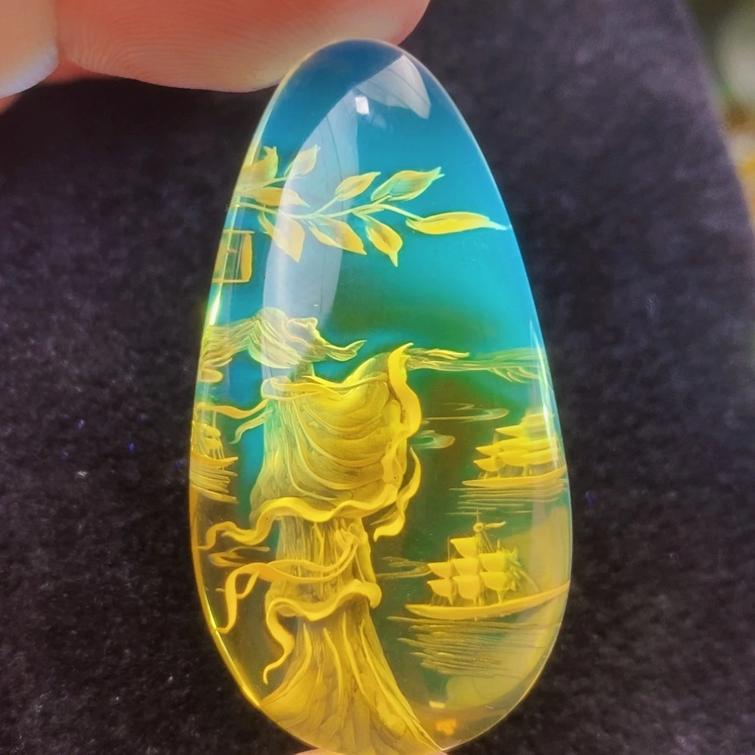 【闪购商品】金珀吊坠(不含链)未镶嵌