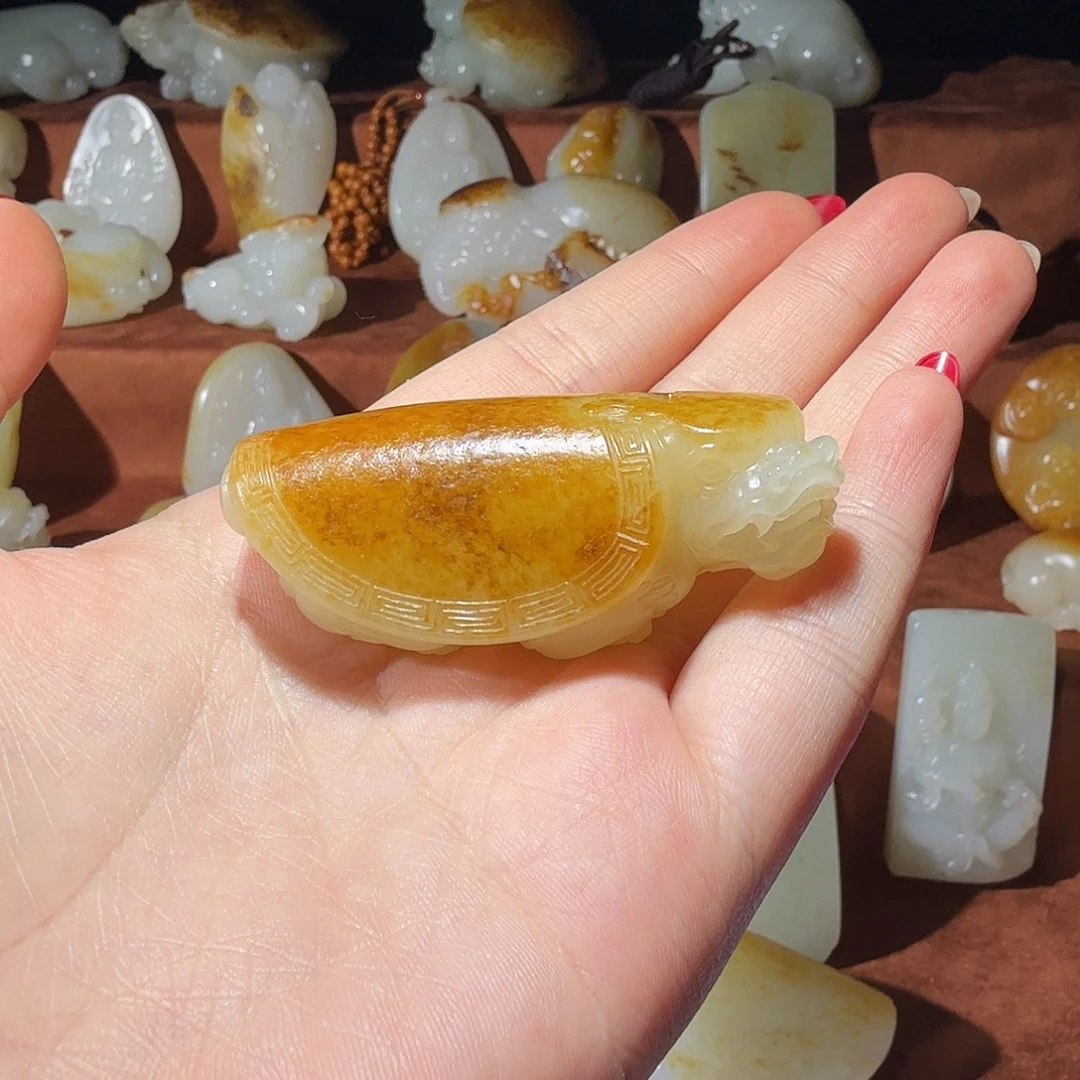 S***c和田玉未镶嵌挂件