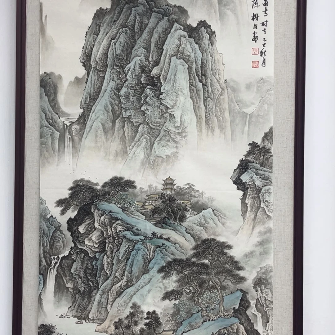 蚌***2国画绘画作品多次参加全国美展