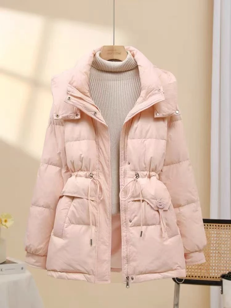 春冬3178新款大码90鹅绒服收腰显瘦