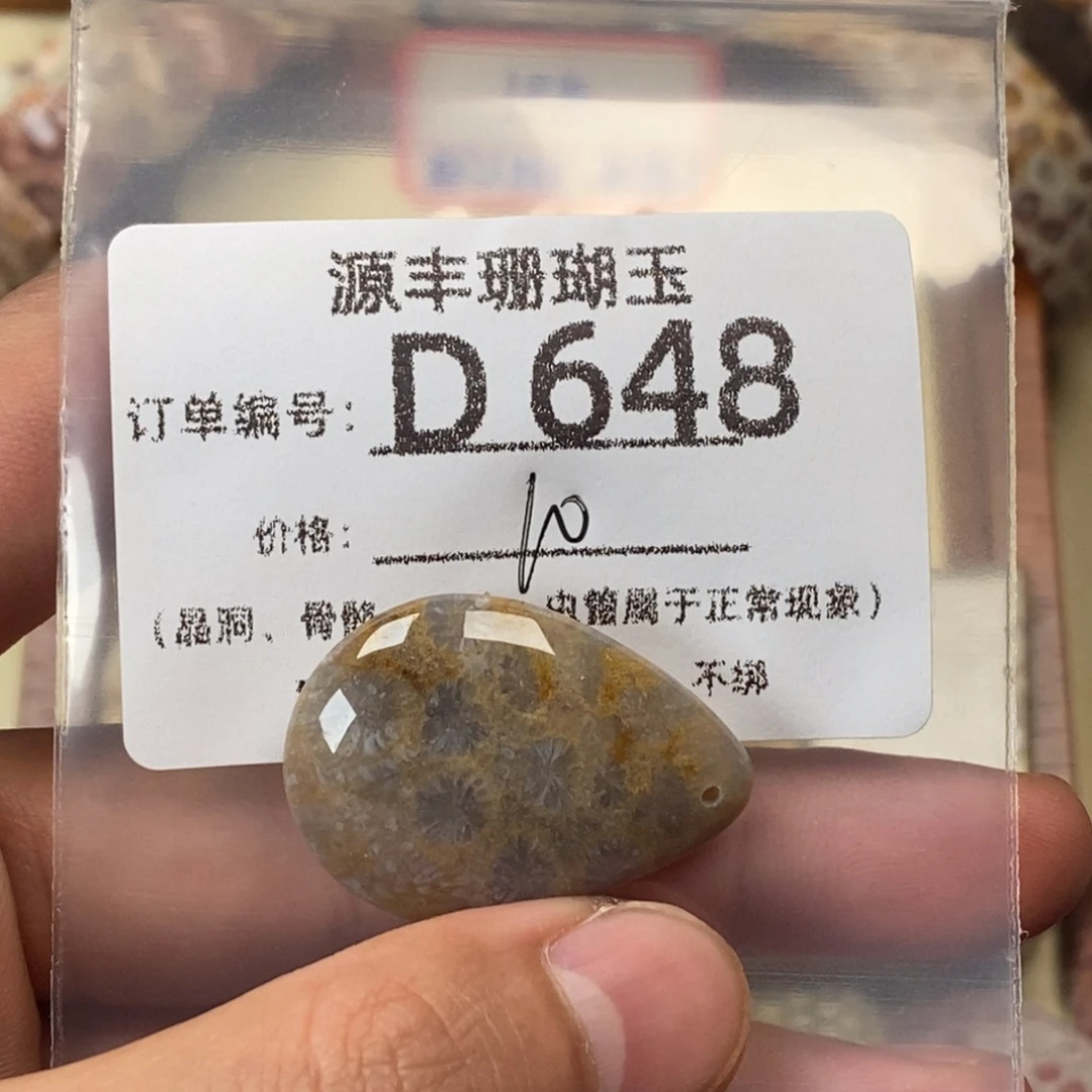 大***行硅化玉未镶嵌颈饰