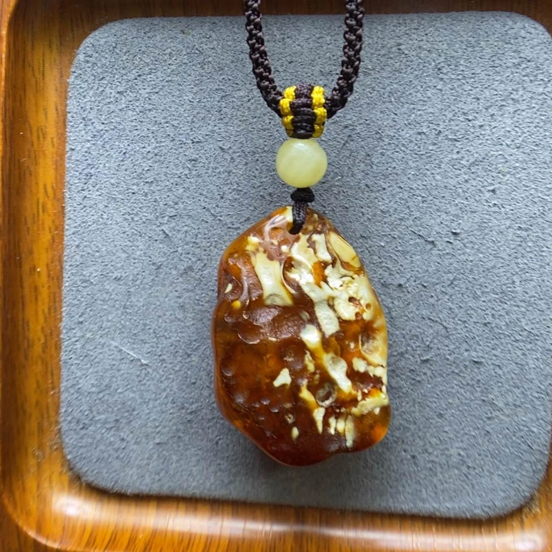 未镶嵌项链蜜蜡老*郎